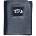 TCU Horned Frogs Leather Tri-fold Wallet